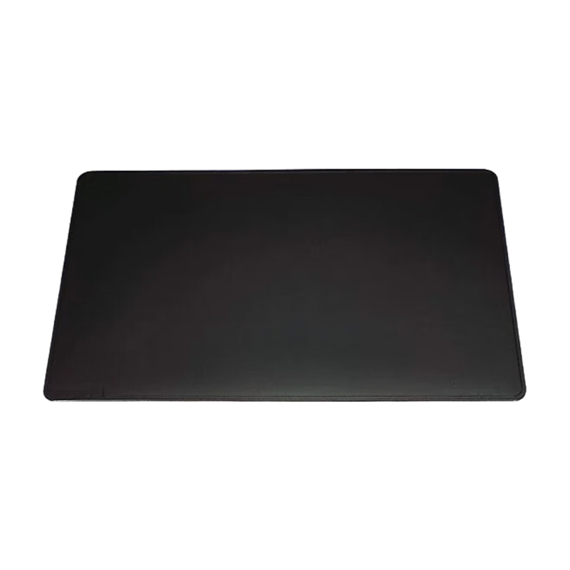 Durable Black Desk Mat Non-Slip With Contoured Edges 65X50cm