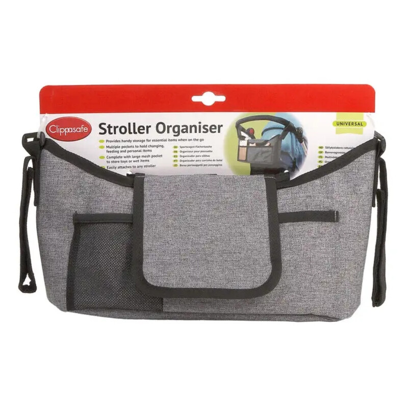 Stroller Organiser 33cm x 18cm x 14cm Grey