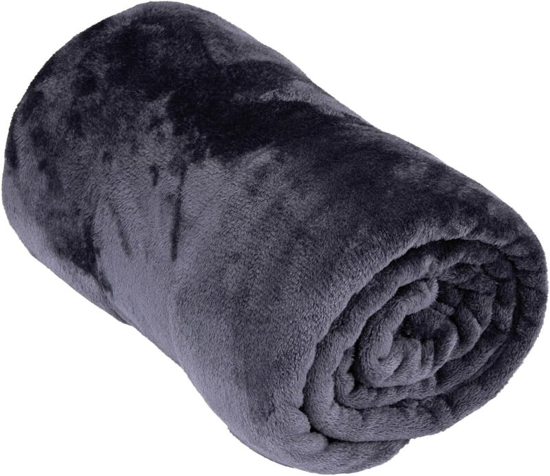 Arti Casa Fleece Deken - 150 x 200 cm, Lichtgrijs