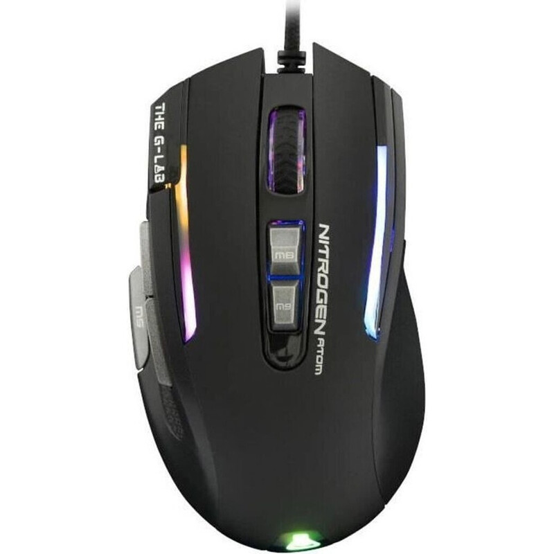 The G-LAB KULT-NITRO-ATOM Gaming-Maus - Kabelgebunden - RGB - 7200 DPI