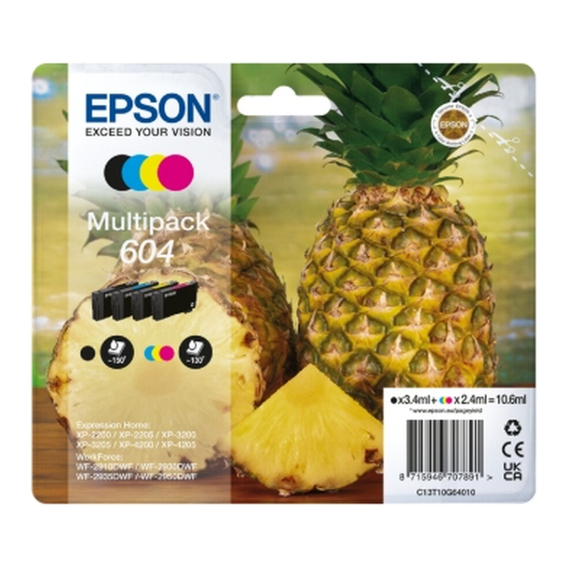 Epson Pineapple 604 Multipack Multipack Ink