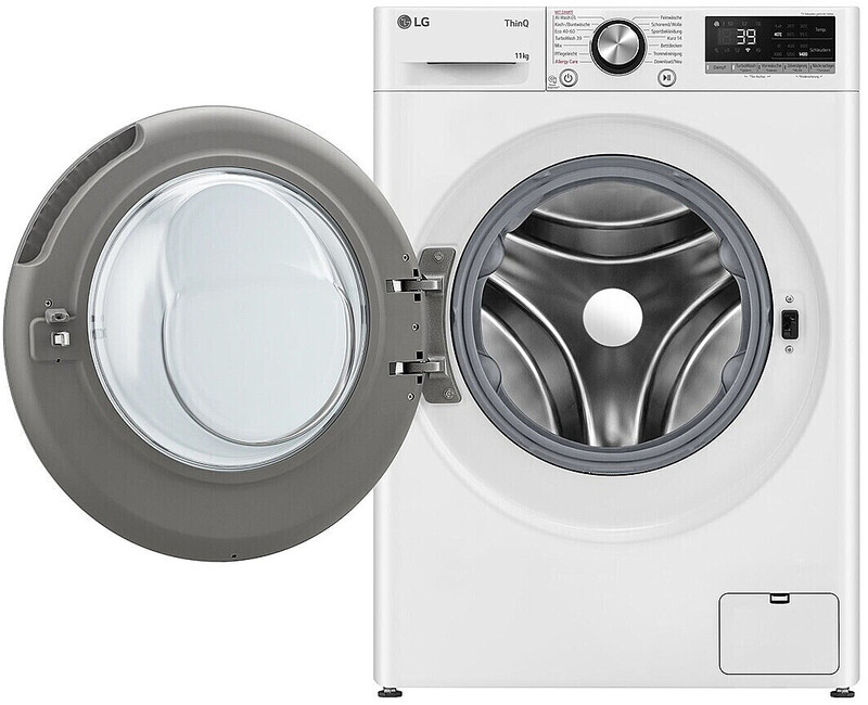 LG Home Appliances Waschmaschine F4W11A 11 kg 1400 U/Min Frontlader mit AI DD und TurboWash 360° für saubere Wäsche