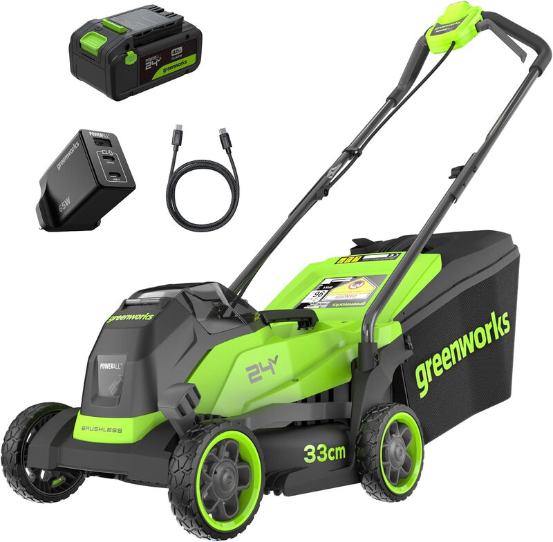 Greenworks 24 V BL 33 cm Duwmaaier Gen2 Kit C