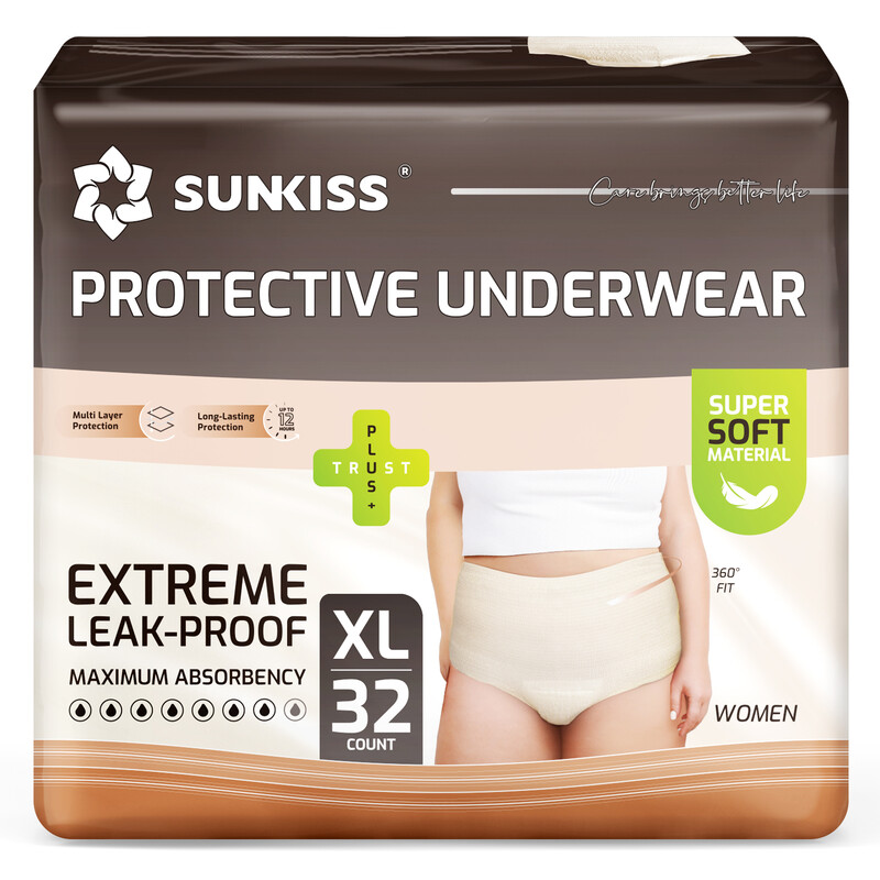 Women Incontinence Underwear, Daytime Disposable Postpartum Adult Panties, Protective