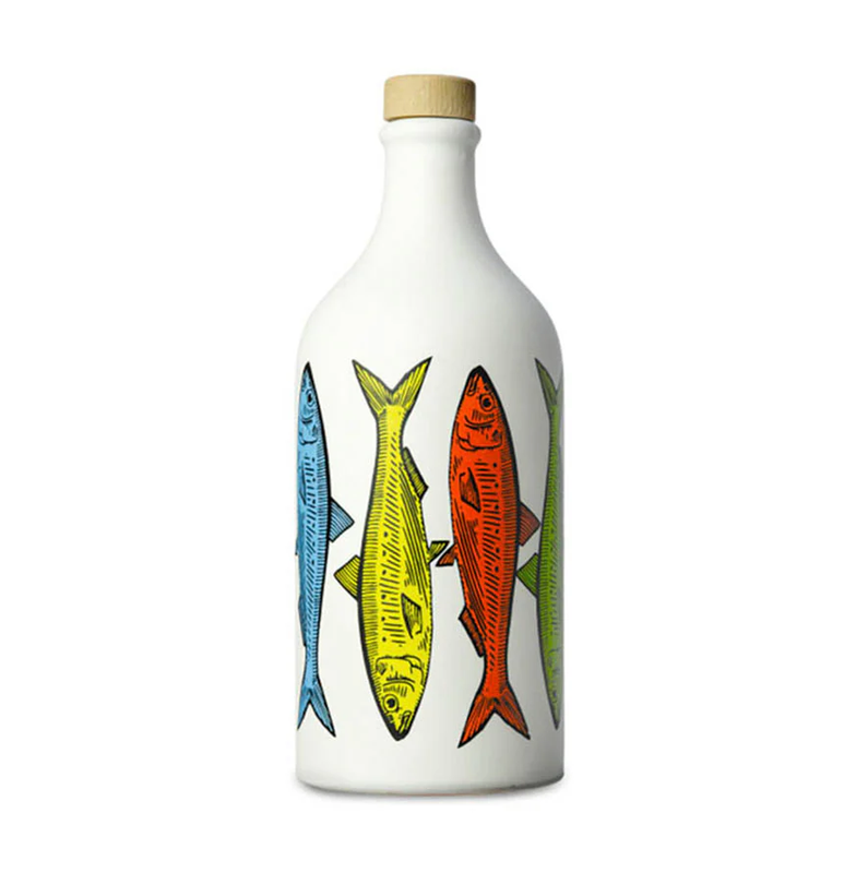 Intense Fruity Extra Virgin Olive Oil in Sardine Terracotta Bottle, 500ml