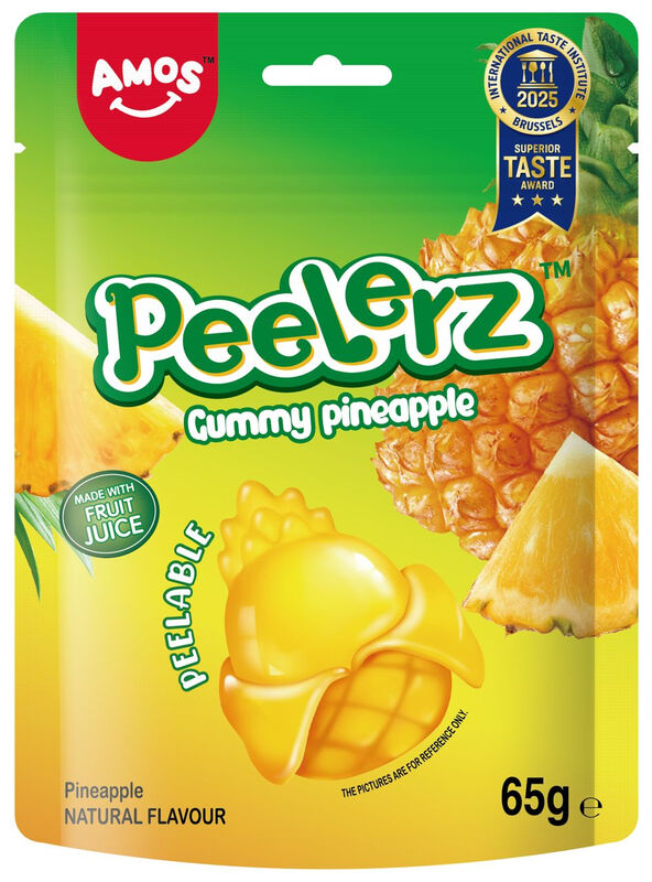 Peelerz Gummy Pineapple Peg Bag 65g
