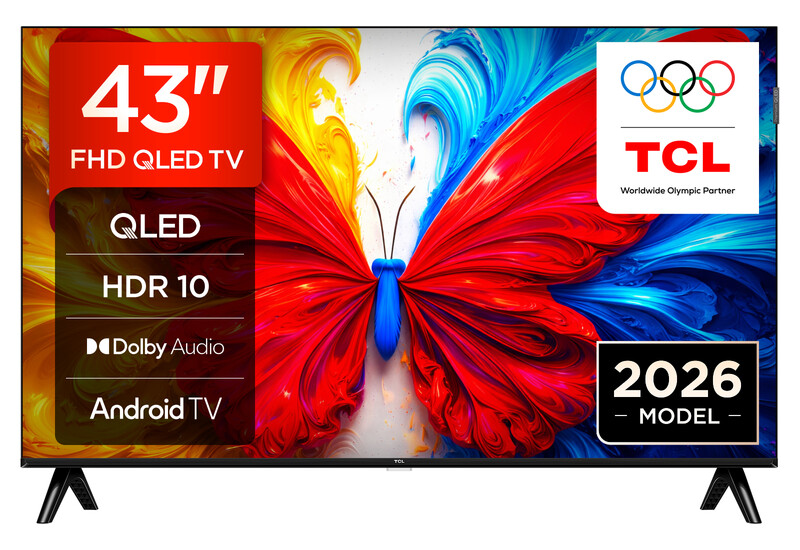 43S5L LED TV 108 cm/43 Zoll Diagonale QLED Display Technologie Full HD Auflösung Android TV, Smart TV Internetfähigkeit 60 Hz Bildwiederholfrequenz
