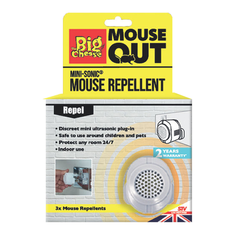 Big Cheese Anti Mouse Mini Sonic Repeller