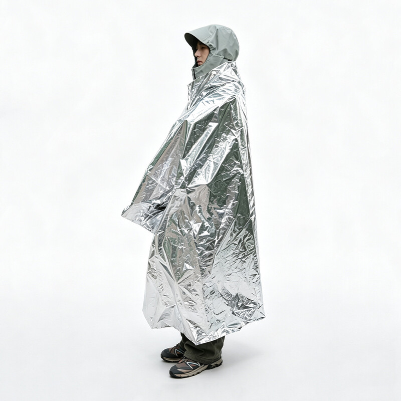 PELLIOT Outdoor Notfall-Überlebensdecke, verdickte Wärmeisolierdecke zur Vorbeugung von Unterkühlung, multifunktionale Rettungsdecke
