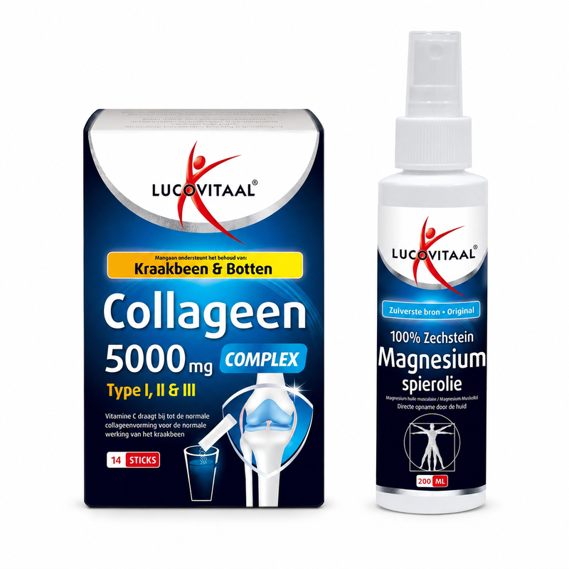Lucovitaal Collageen & Magnesium Spierondersteuning Bundel