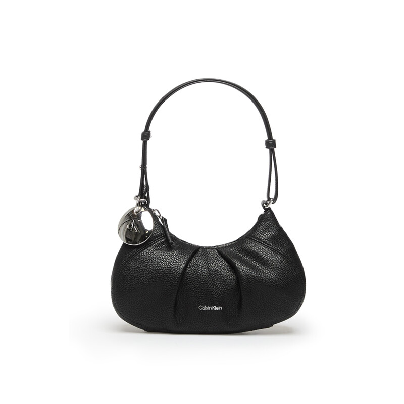 Calvin Klein Handbag Engraved Hw Elongated Bag - Black