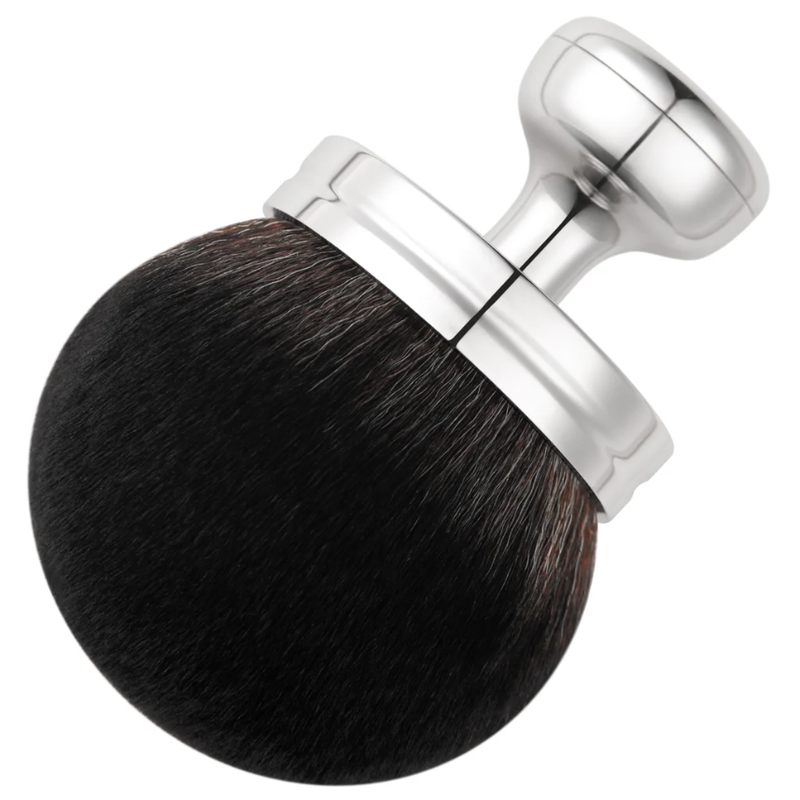 Mushroom Head Body Brush - Silver