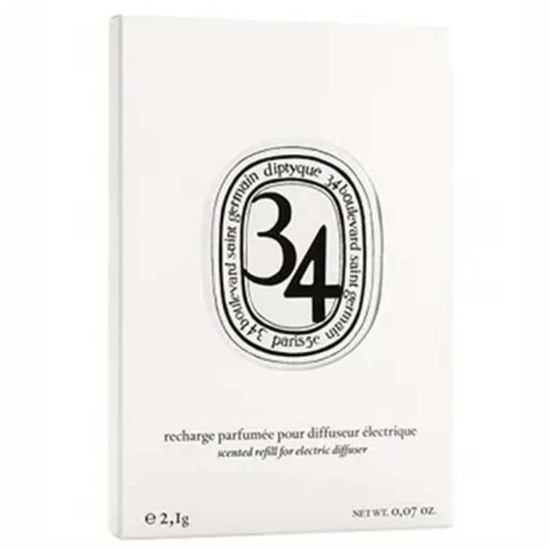 Diptyque 34 navulbare geurdiffuser 2,1 g