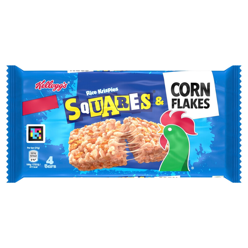 Corn Flakes Squares 4 Pack 136g