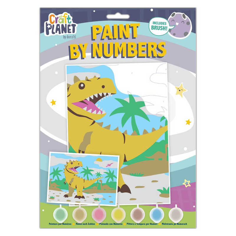 Dinosaur Paint By Numbers