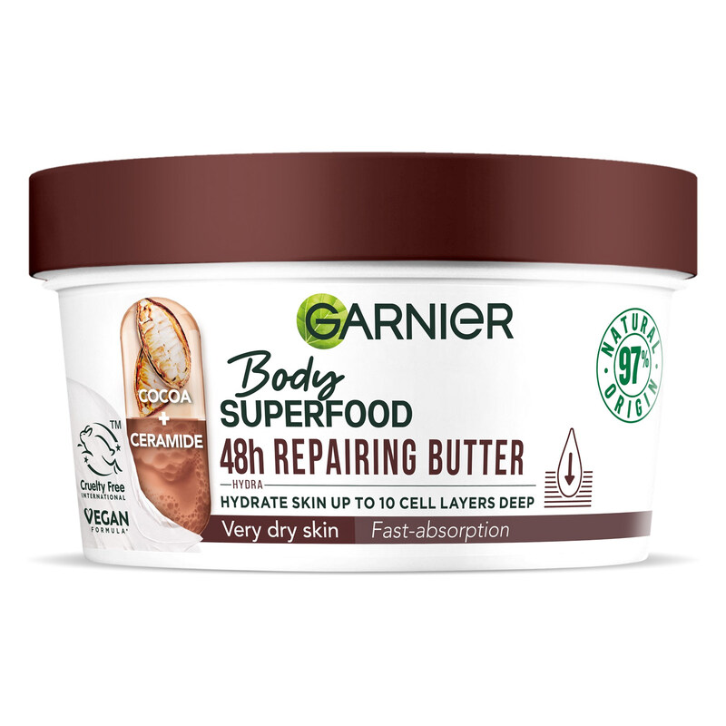 Garnier Body Superfood Cocoa Repairing Butter 300ml - Image 4