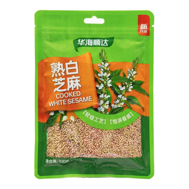 Huaseed Gekookte Witte Sesam 100 g