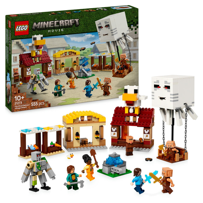 LEGO Minecraft Les Ghasts à l’Attaque du Village 21273 - vue 9