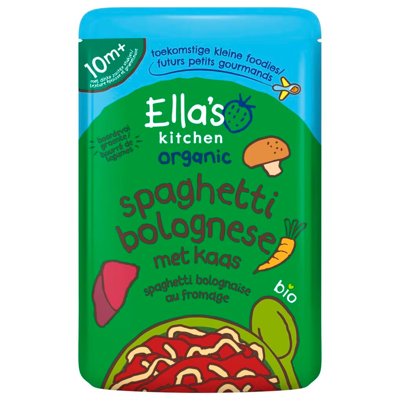 Ella's Kitchen BIO Spaghetti Bolognese met kaas 10 M+ 190 g