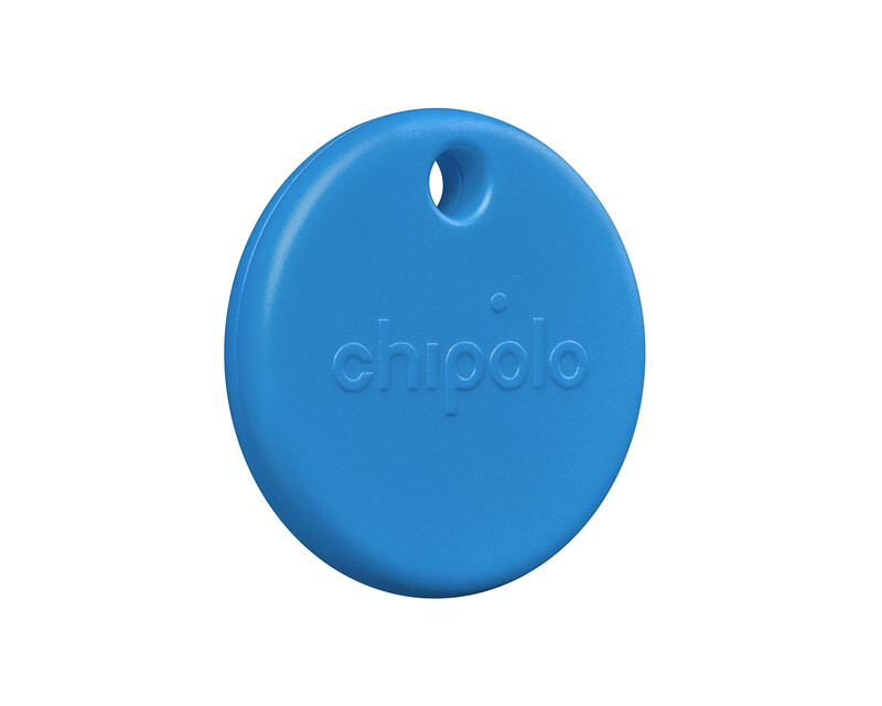Chipolo POP – Ortungs-Tag, kompatibel mit Apple Find My auf iPhone oder Find Hub auf Android (Blau)