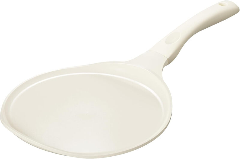 Starlight Series 26cm Pancake Crepe Pan, White Exterior & Interior