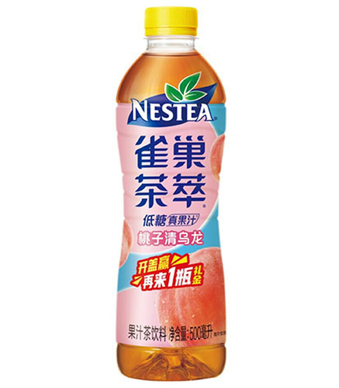 雀巢茶萃桃子清烏龍果汁茶500ml*15