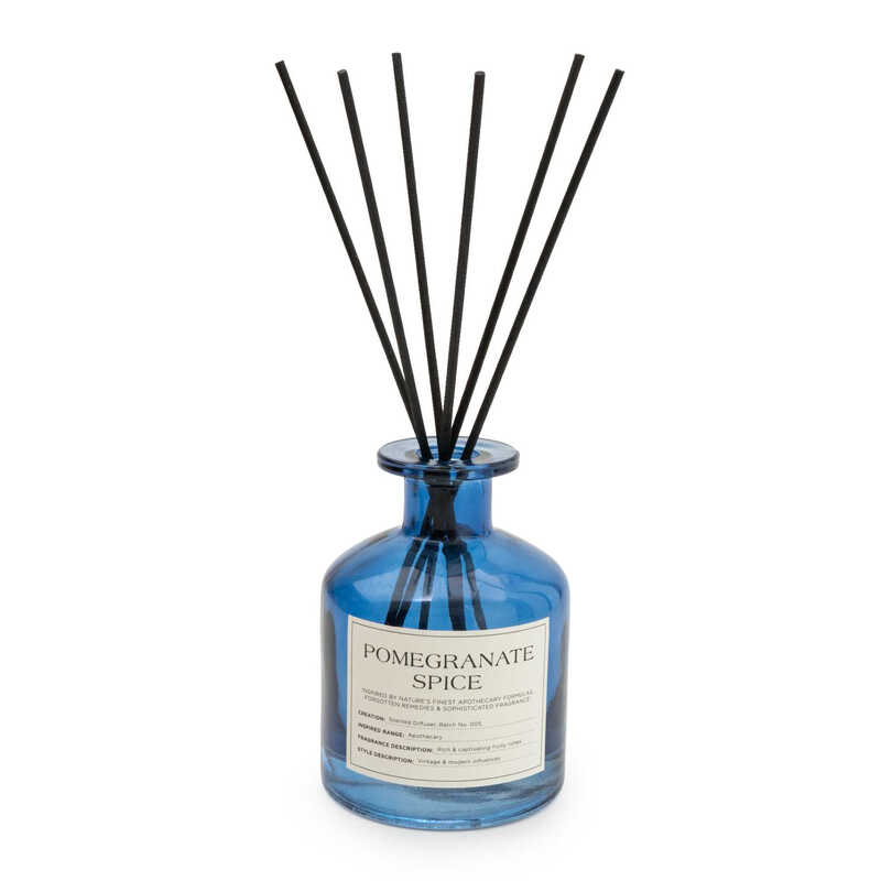 Diffuser Apothecary Pomegranate Spice Blue 250ml
