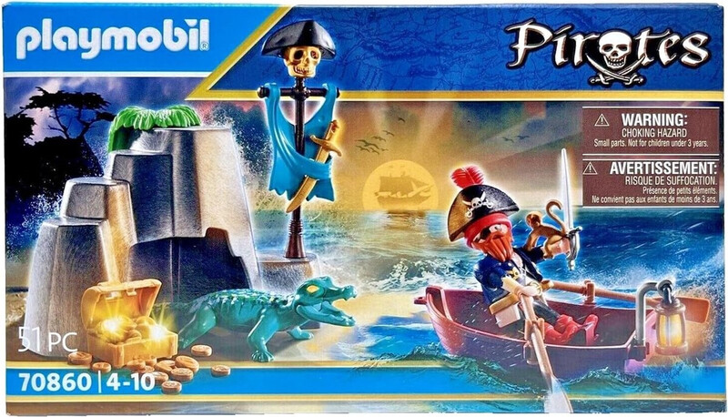 Playmobil piraten schat verstopplek speelset – 70860, meerkleurig