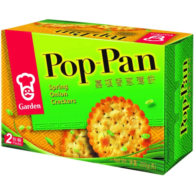 Pop-Pan Cracker Spring Onion Flavour 200g