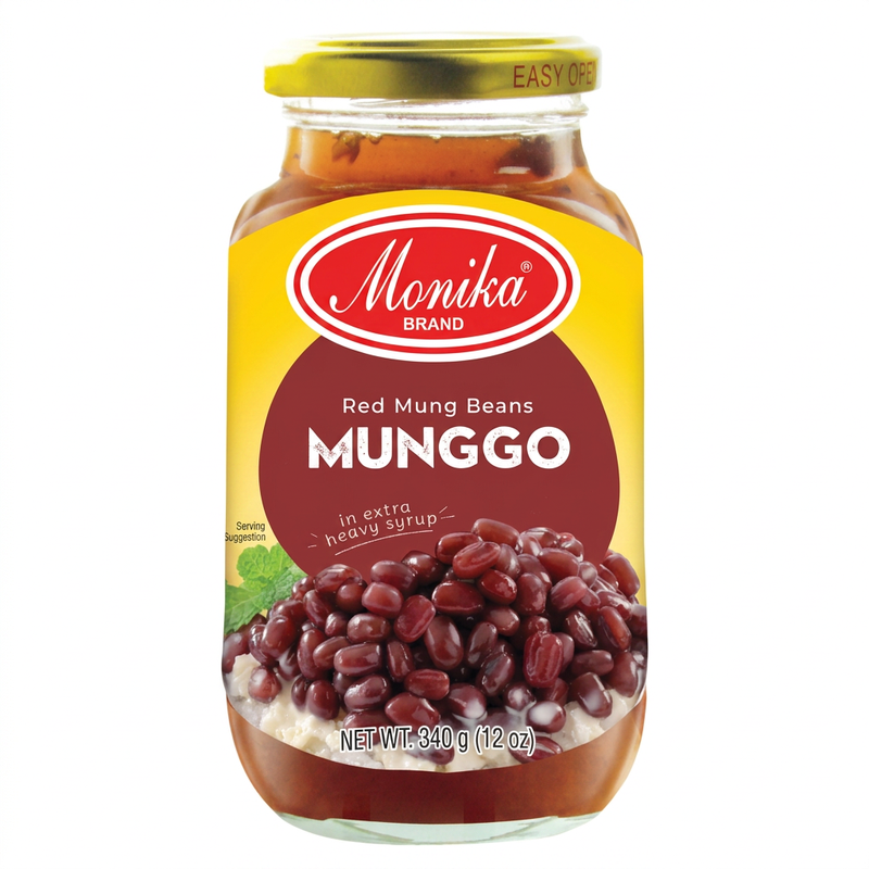 Monika Munggo (rode mungbonen) in dikke siroop 340 g