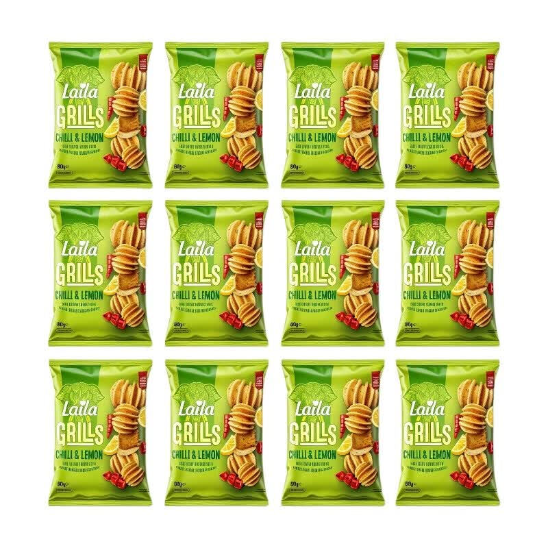 Laila Chilli & Lemon Grills 12x80g