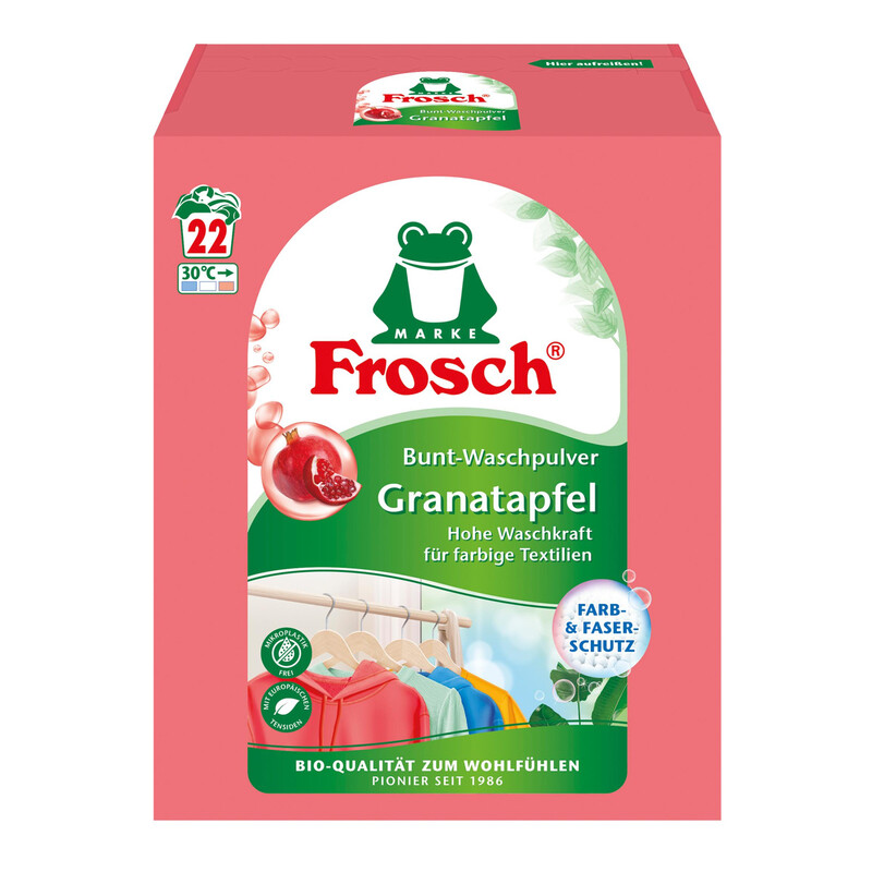 Frosch Bunt-Waschpulver Granatapfel 1,45 kg