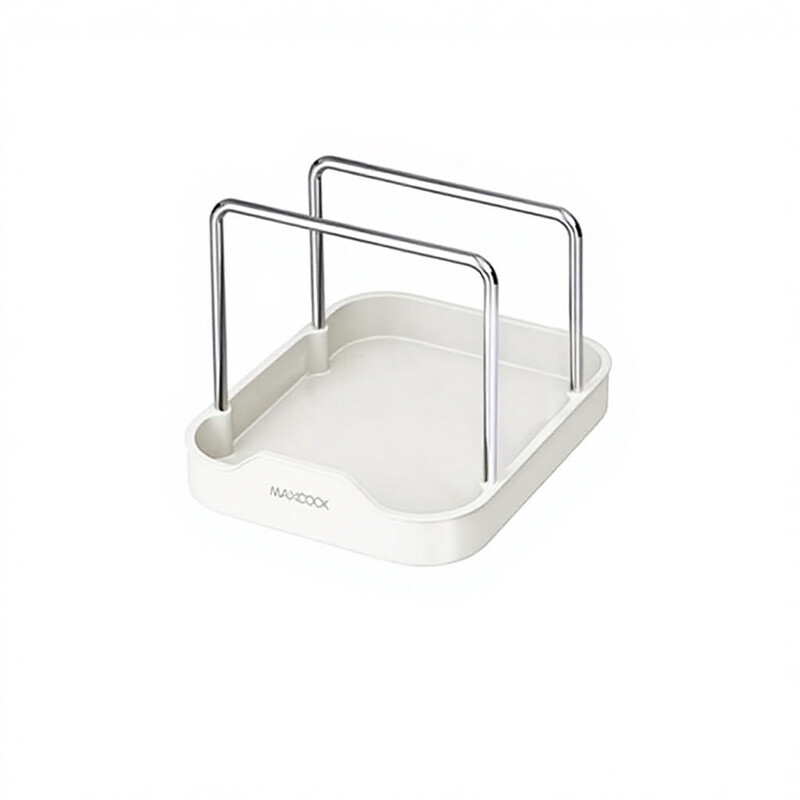 Maxcook Pot Lid Holder 2 Layers Pot Lids Organizer Multifunctional Lid And Spoon Rest Rack For Lids Spatulas Spoons Cutting Boards Mczw5440