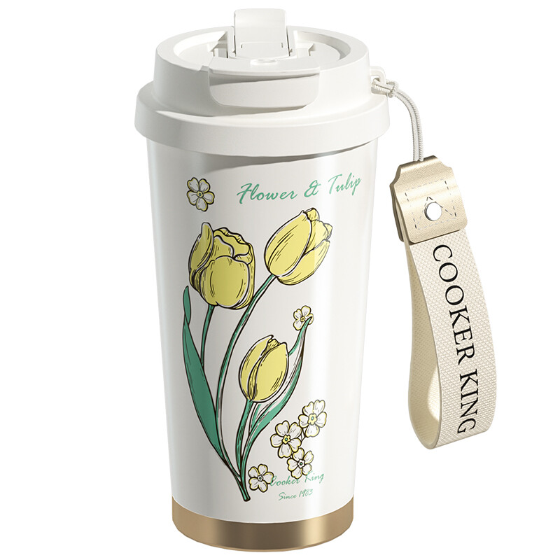 COOKER KING bloemenserie koffiebeker 520 ml (tulp)