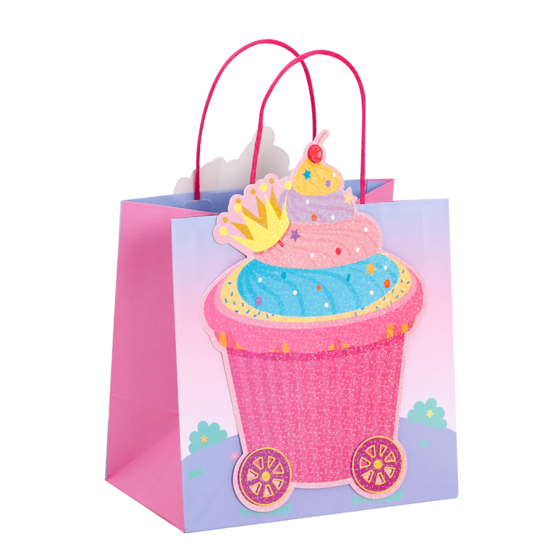 Gift Bags Cupcake 3D Medium 6pcs