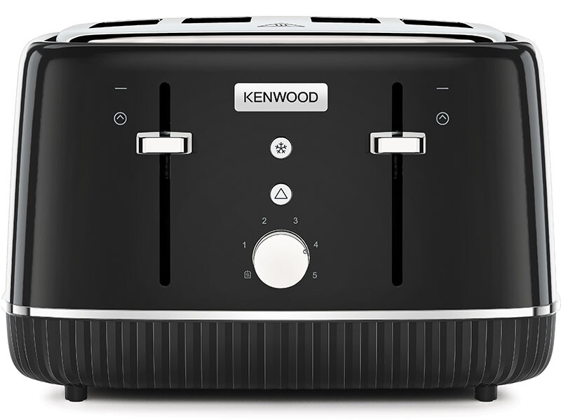 Elegancy 4 Slice Toaster, 1800 W, Cord Storage, Black - TFP10.A0BK