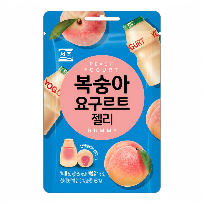 SEOJU Gelee Joghurt Pfirsichgeschmack (mit Zucker und Süßungsmittel) 50g