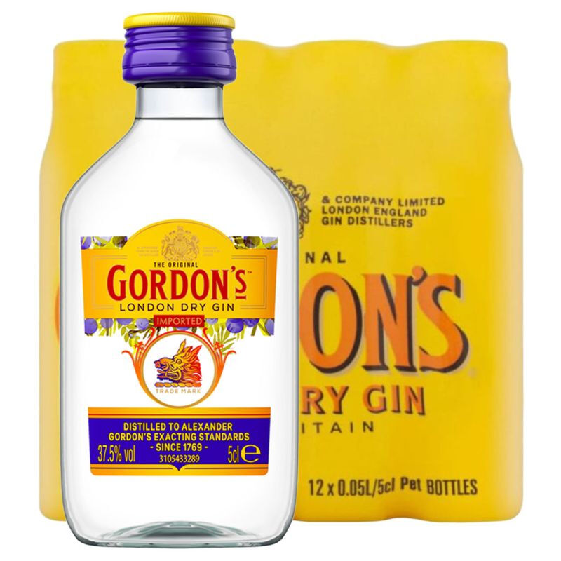 Gordon's London Dry Gin 12 × 0,05 L
