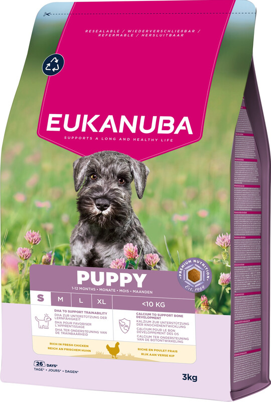 Eukanuba Life Care puppy hondenvoer voor kleine rassen met kip 3 kg