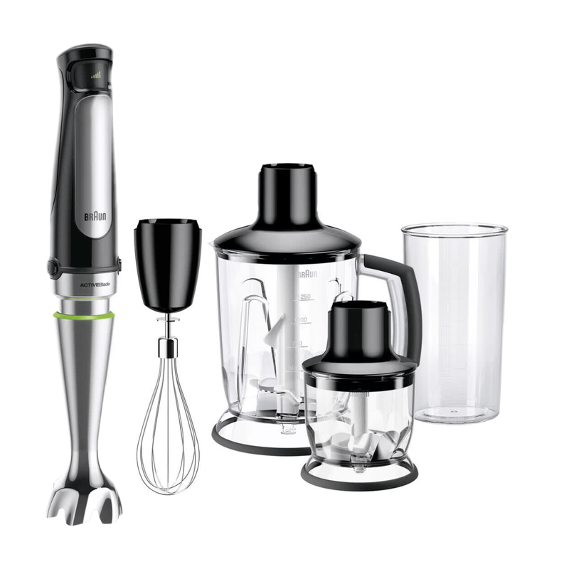 BRAUN MultiQuick 7 Hand Blender - ActiveBlade System with EasyClick Plus & Splash Control for Effortless Blending, MQ7045