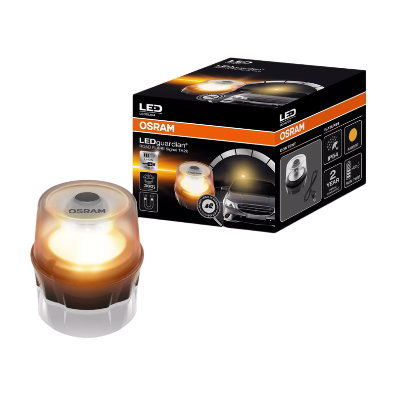 OSRAM ROAD FLARE TA20, LEDSL104, oplaadbare magnetische LED-waarschuwingslamp, 2000K, voor noodgevallen op de weg