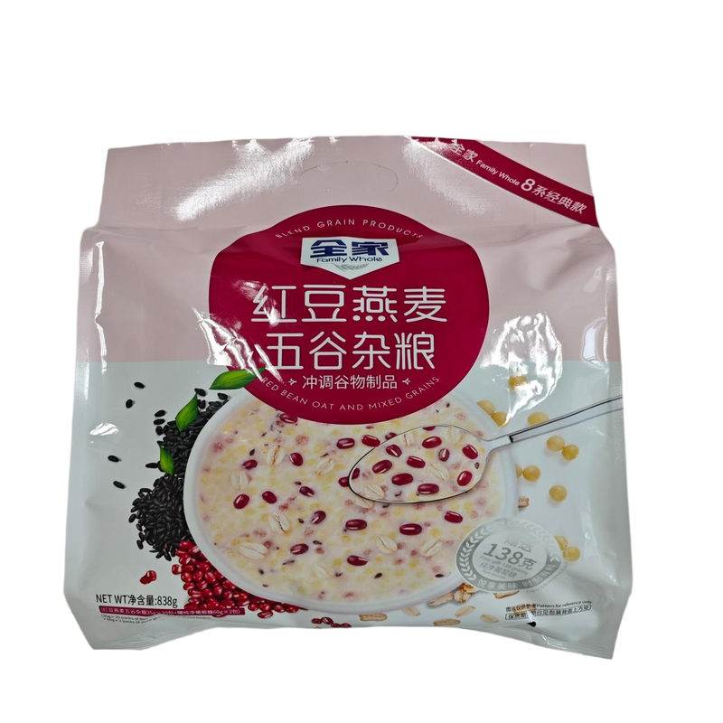 Family Whole Rote Bohnen Haferflocken Vollkorngetreide (Inklusive Reiner Traubenzucker) 838 g