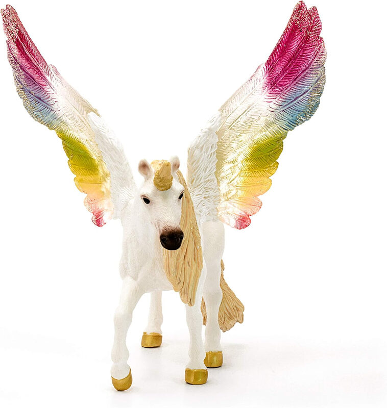 Schleich bayala, Geflügeltes Regenbogeneinhorn 70576, Spielfigur ab 5 Jahren