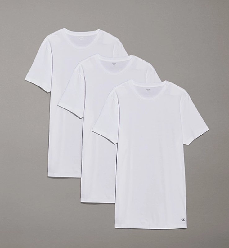 Calvin Klein 3 Pack Crewneck T-Shirt - Cotton Classics - Wit XXL