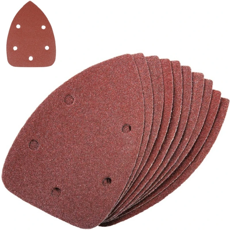 Hook & Loop Detail Sander Sheets 140mm 10pk 240 Grit