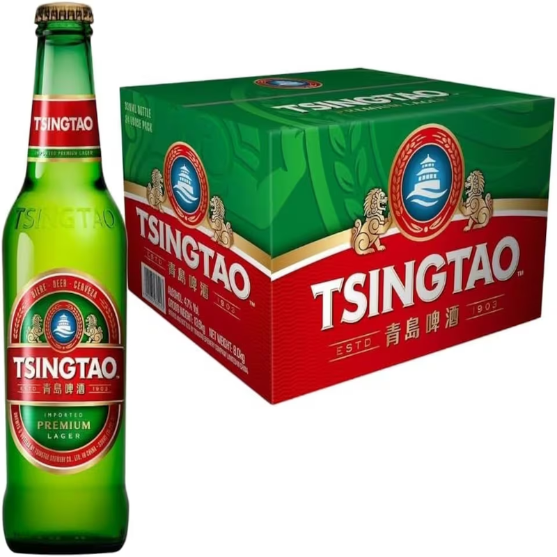 Tsingtao Golden Premium Lager Beer 12X640ml