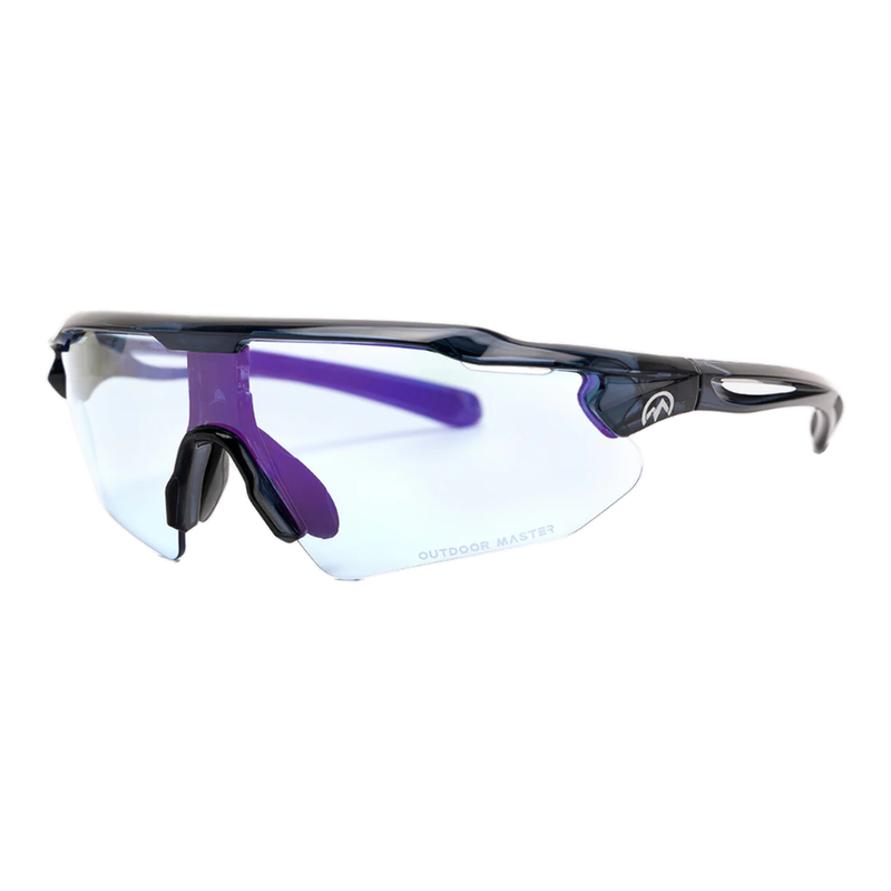 OutdoorMaster HAWK LT Lunettes de cyclisme photochromatiques et polarisées - Noir
