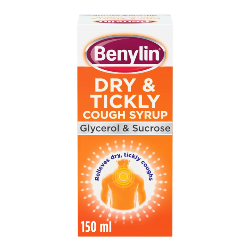 Benylin Dry & Tickly Cough Syrup for Adults & Children - 150ml
