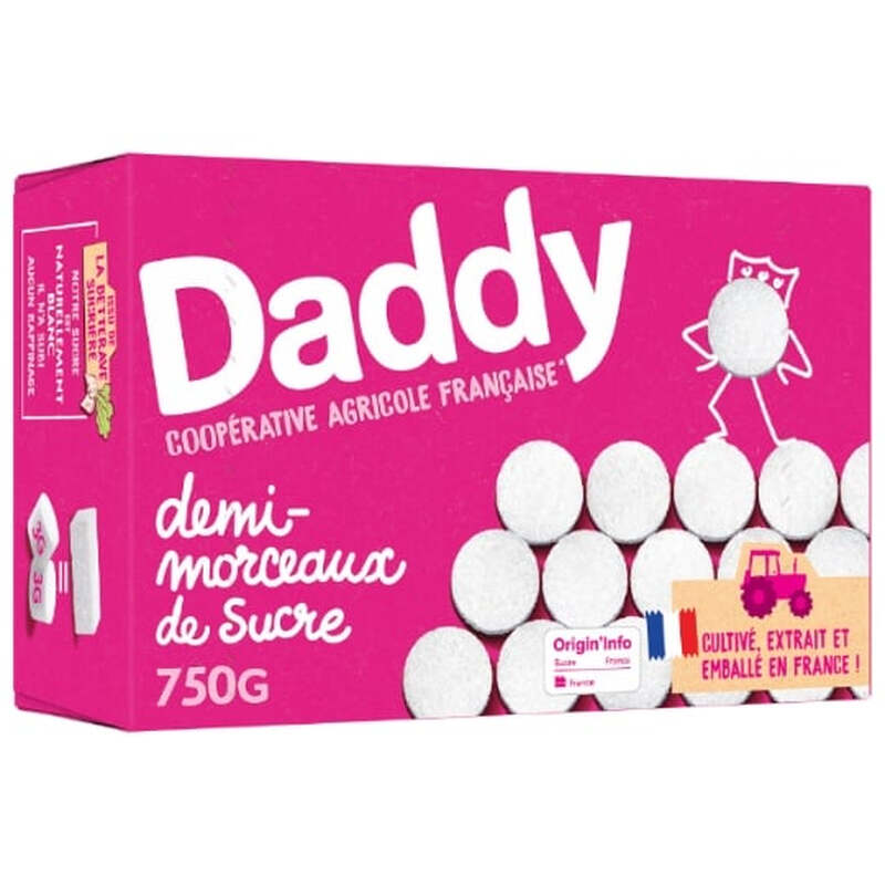 Sucre Demi morceaux Daddy Le Paquet De 750 G