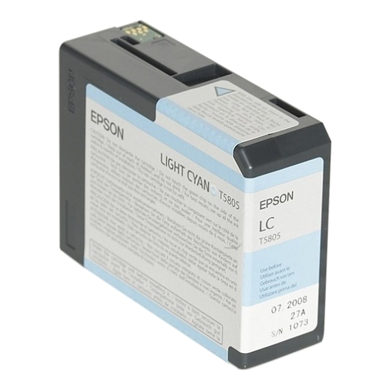 Epson enkelverpakking inktpatroon licht cyaan T580500